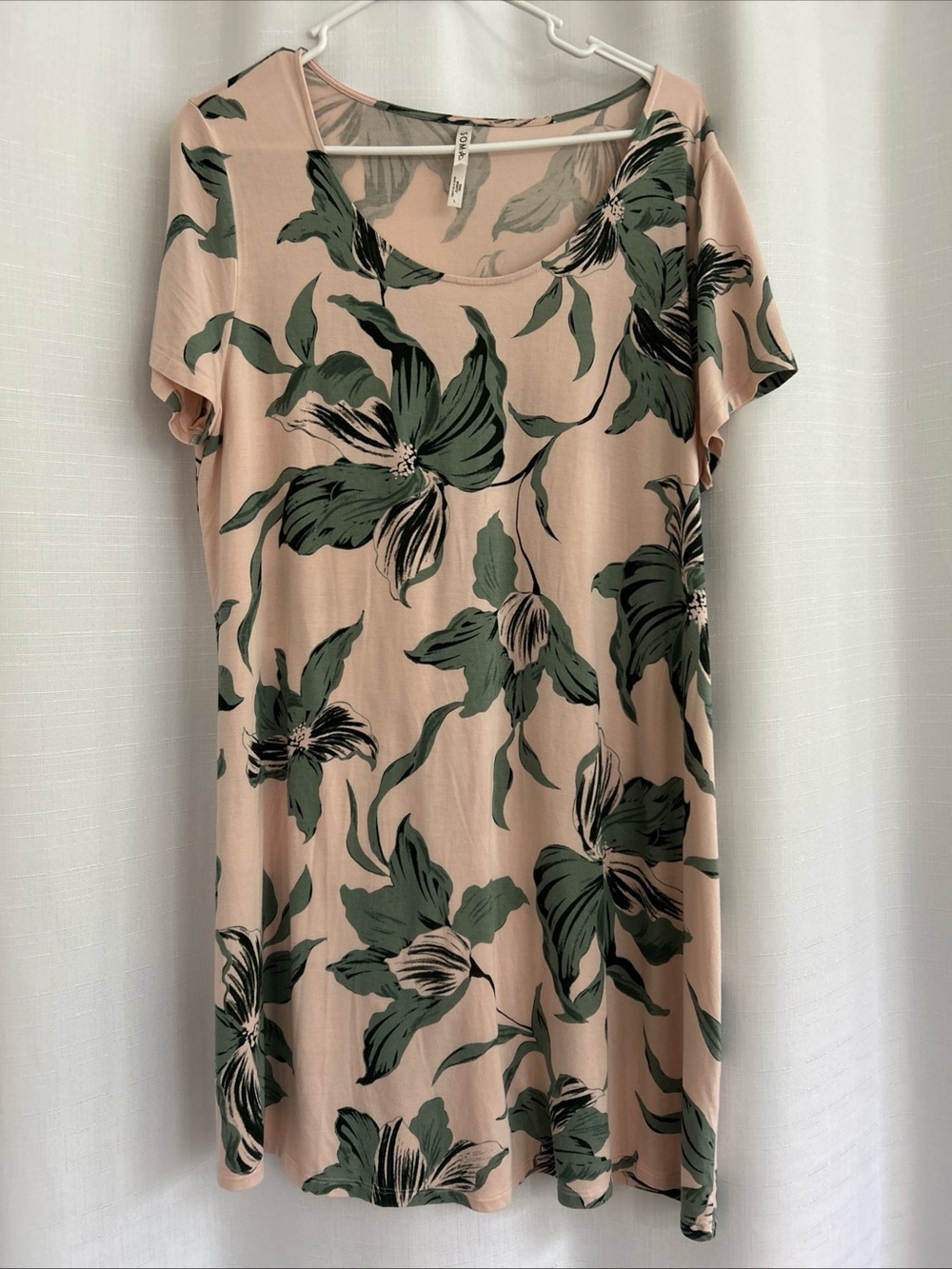 Soma Cool Nights BLOOM BREEZE G SEPIA ROSE Sleepshirt Large
